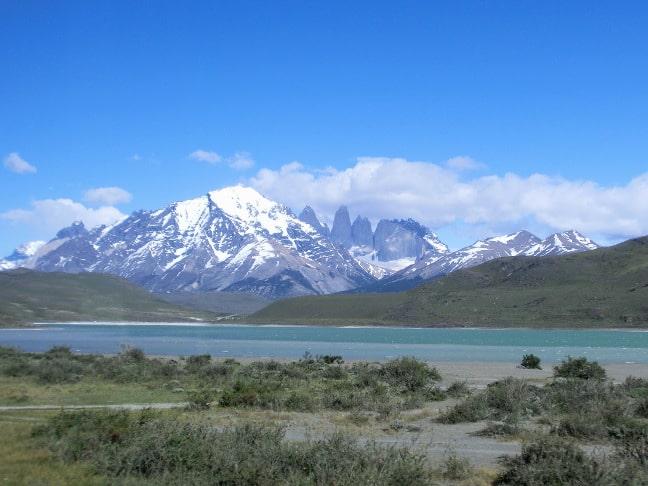 Torres del Paine kurz vor dem Ziel bei der Laguna Amarga min