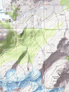 Torres del Paine Map 225x300